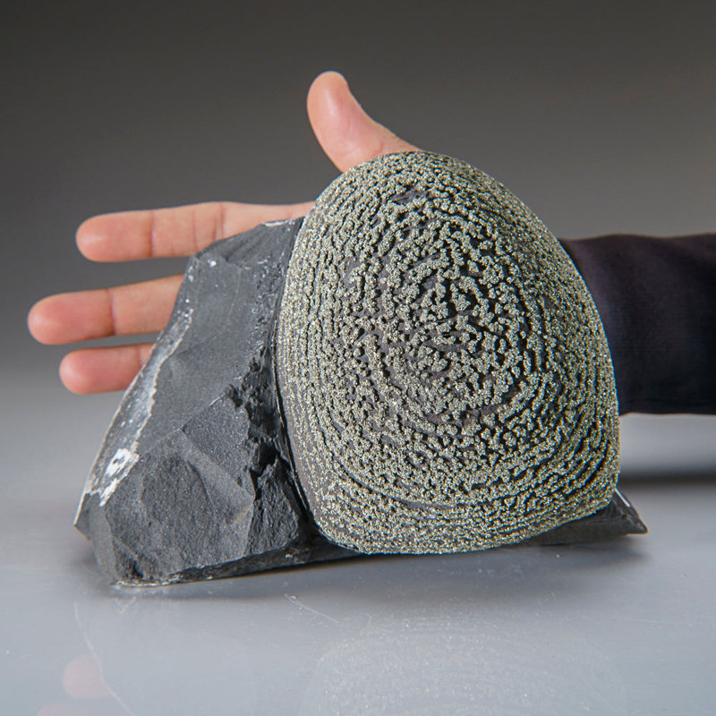 Pyrite Concretion (Boji Stone) From Dongchuan District, Kunming Prefecture, Yunnan Province, China (1.85 Lbs)