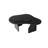 Elegant Black Coffee Table, 41.3 x 13.8 x 25.6 inches | 100% Melamine Coated Particle Board, Thickness: 0.7 inches | Durable PVC Edgebanding, Modern Solid Color Design for Living Room & Contemporary Spaces-1684463315-1684463311