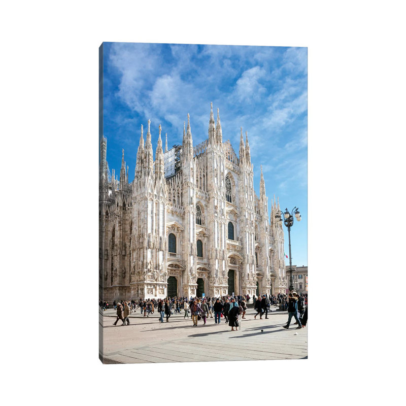 Piazza Del Duomo, Milan, Italy by Matteo Colombo - Wrapped Canvas Print, 66.04 cm H x 45.72 cm W x 3.175 cm D