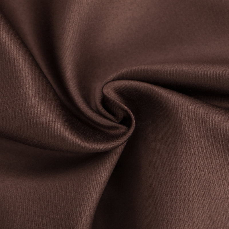 3 Pieces Duvet Cover Set, Satin Comforter Cover Set with Hidden Zipper Design - NTBAY, Twin Duvet Cover + 2 Shams, Dark Brown