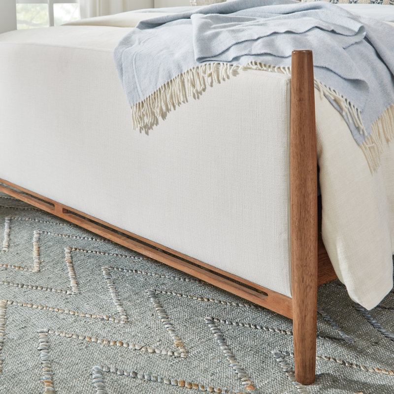 Violet Upholstered Bed, Queen