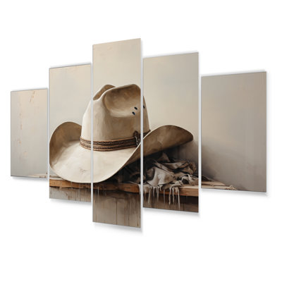 Chapeau de cowboy style minimaliste I 5 pièces
