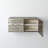 Abstract Block Cabinet-Right-Silver
