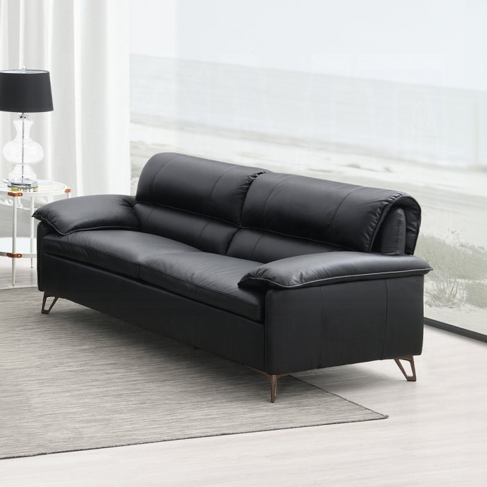Causeuse en cuir Eilene