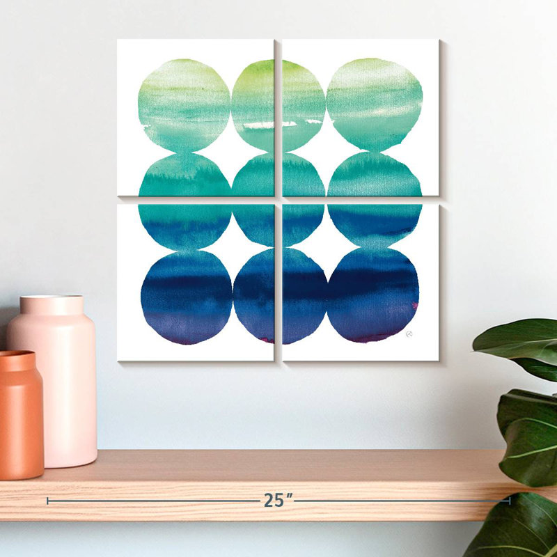 Summer Dots II, H 18 po x l 18 po