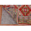 Tapis oriental en laine rayé Kazak