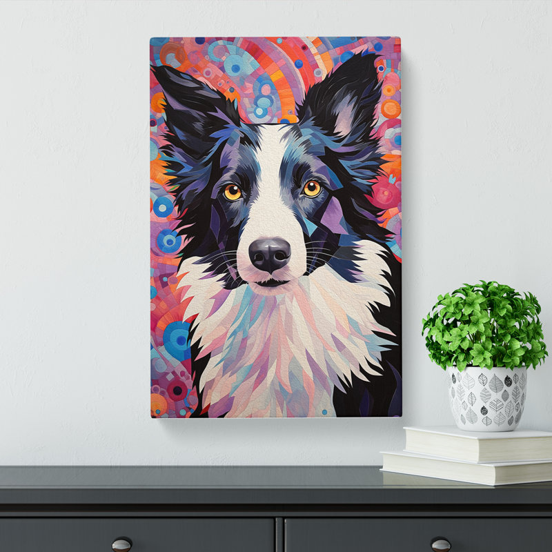 Border Collie - Wrapped Canvas, 76cm H x 50cm W x 3cm D