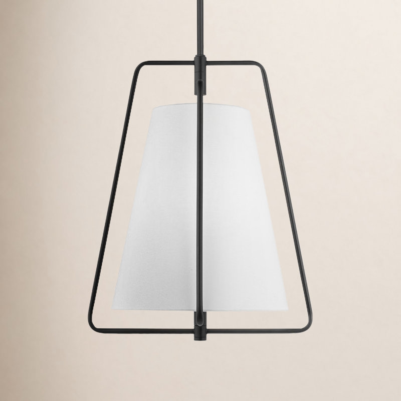 1 - Light Single Pendant, Midnight Black