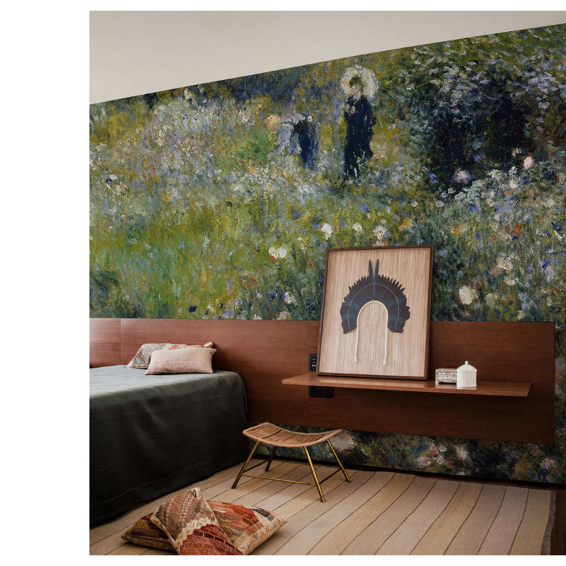 Kiarra 2.5m x 2.5m Matte Mural, 152 x 104cm