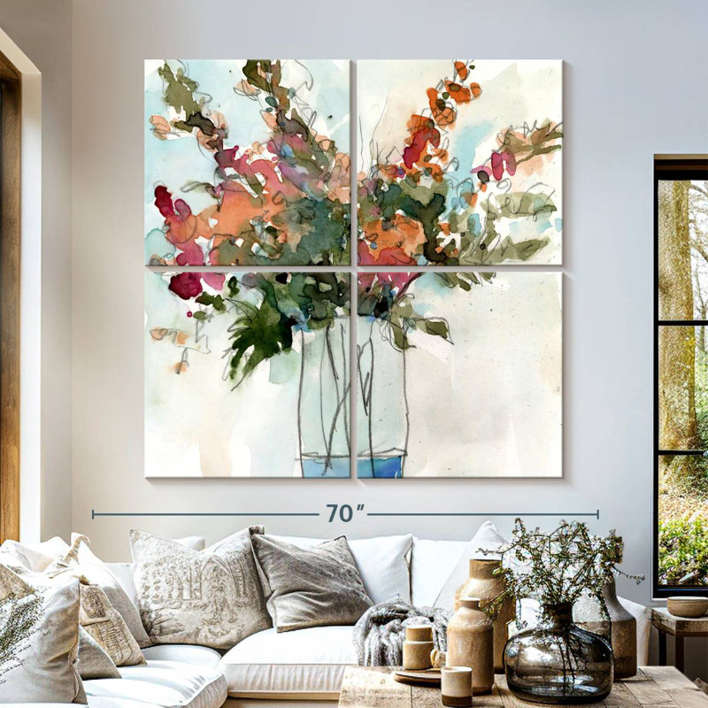 Nature morte Harnek Water Garden I, H 57 po x l 57 po