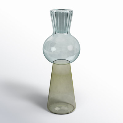 Venita 10.25'' H Glass Tabletop Candlestick