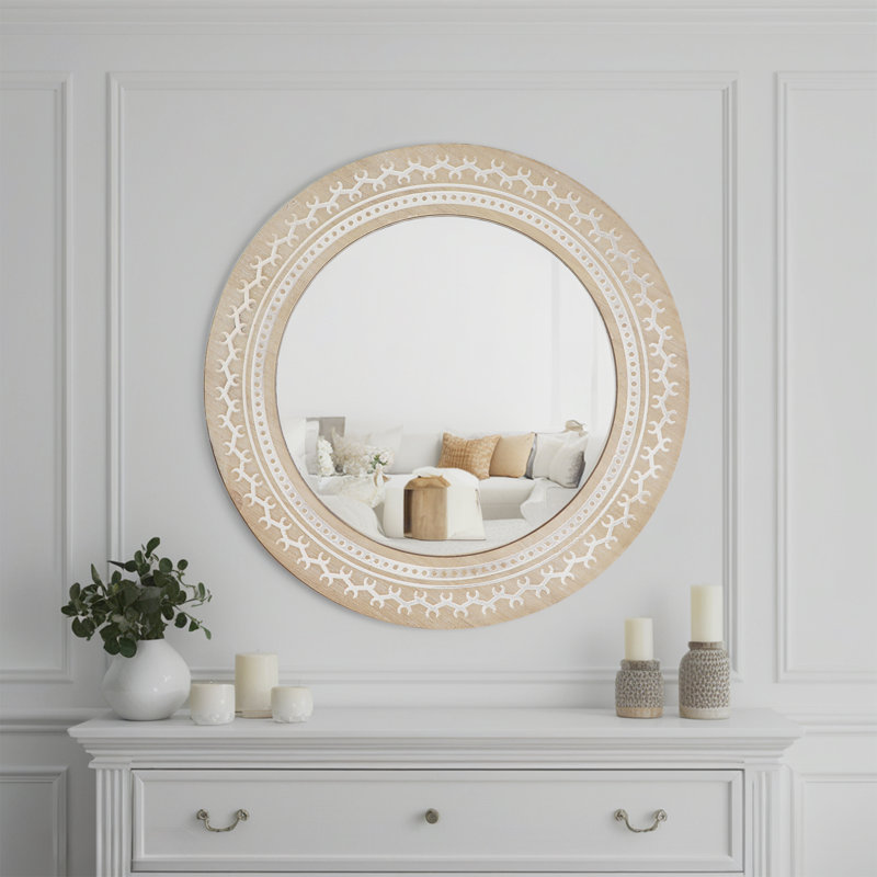 Miroir mural rond 23,6 pouces