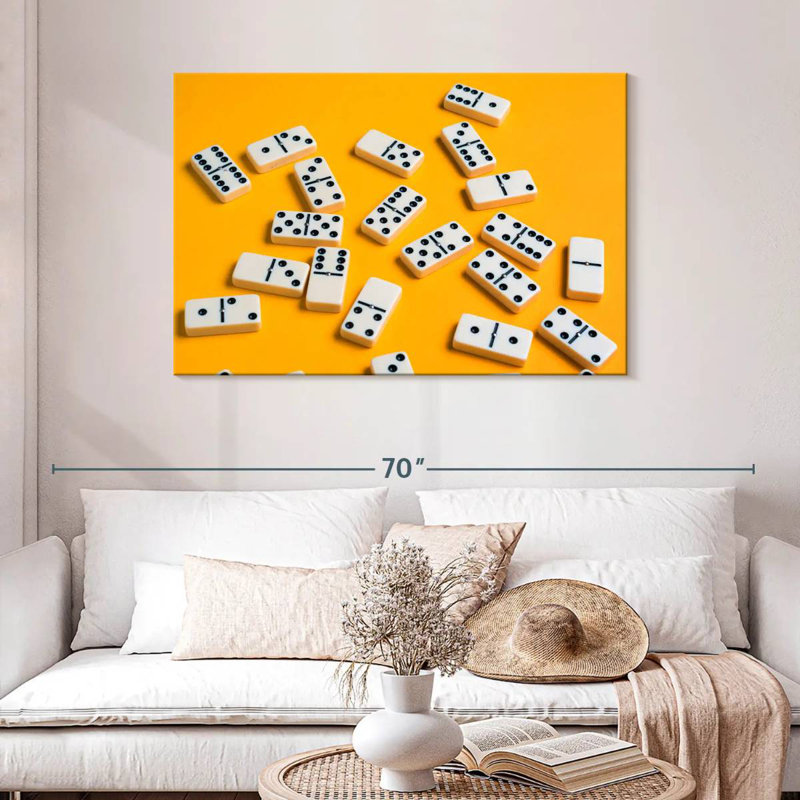 Senne Messy Dominoes, 30" H x 45" W