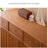 Modern Cherry Wood Shoe Storage Cabinet