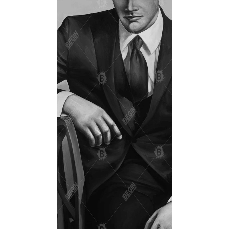 Businessman - 15.75"x31.50" Desk mat