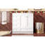 Meuble-lavabo sur pieds 36 po style Shaker