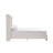 Upholstered Queen Bed, 54" Headboard Height, Cream White, Metal Base, No Box Spring, Effortless Assembly Guide Elegant Bed With Headboard, White Chenille Fabric, Frame, Spring Requirement, Easy
