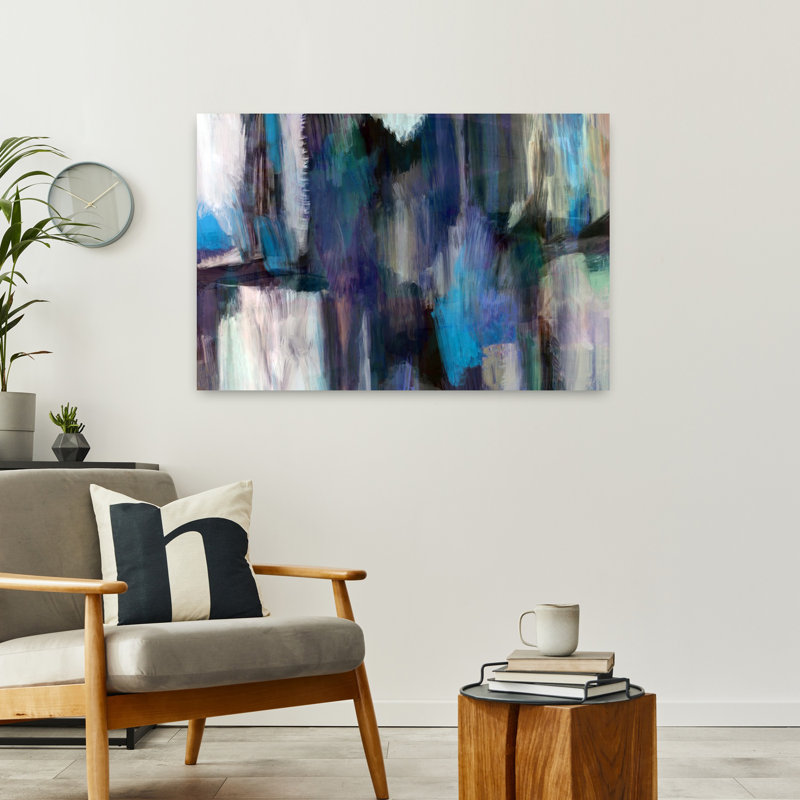 Art contemporain contemporain abstrait, H 36 po x l 24 po