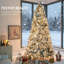 9 Ft Artificial Christmas Tree With 750 Clear Lights For Home /Office /Holiday