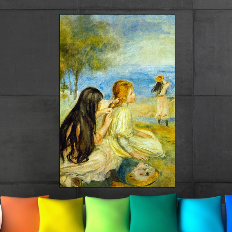 Pierre-Auguste Renoir - Wrapped Canvas Painting, 135cm H x 90cm W x 1.8cm D