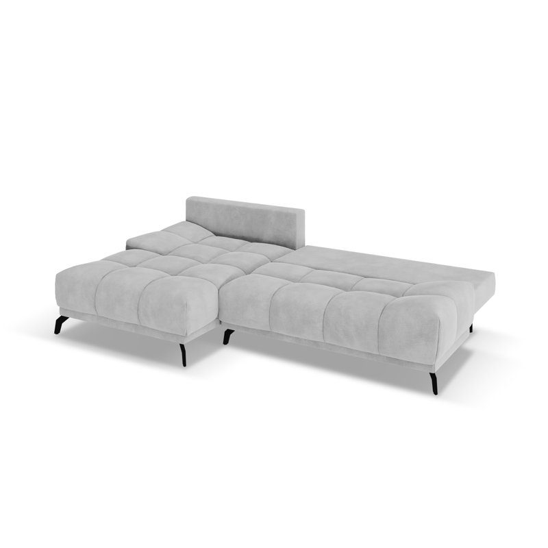 Cuthrell 5 Seater Sofa Bed, Light Grey, Left Hand Facing