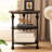 Small Side Table,Round End Table With 3 Shelves,Night Stand Accent Coffee Table With Steel Frame For Small Spaces-599315686