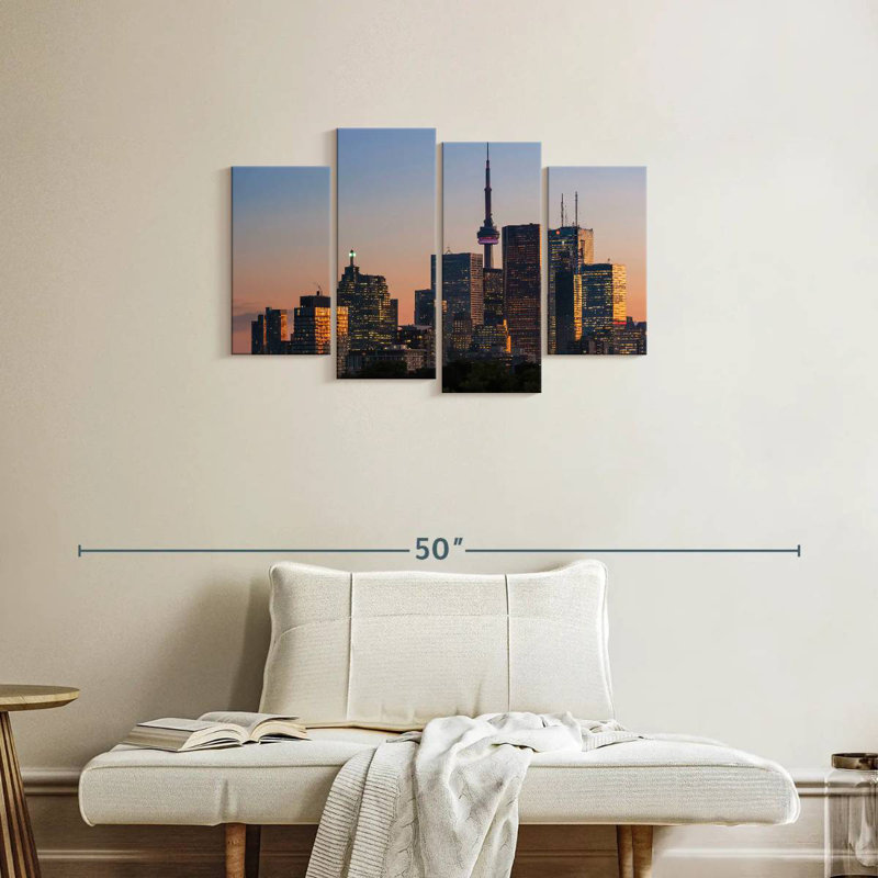Sireci Toronto Skyscrapers, 22" H x 36" W