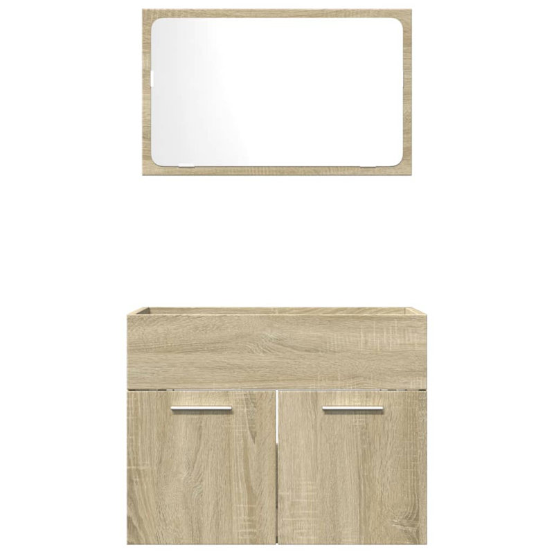 Sayeh Bathroom Furniture Suite, Sonoma Oak
