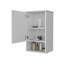 Armoire à pharmacie blanche avec une porte