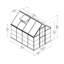 Palram - Ensemble de serre en aluminium en polycarbonate Canopia-1009534571-1000907199