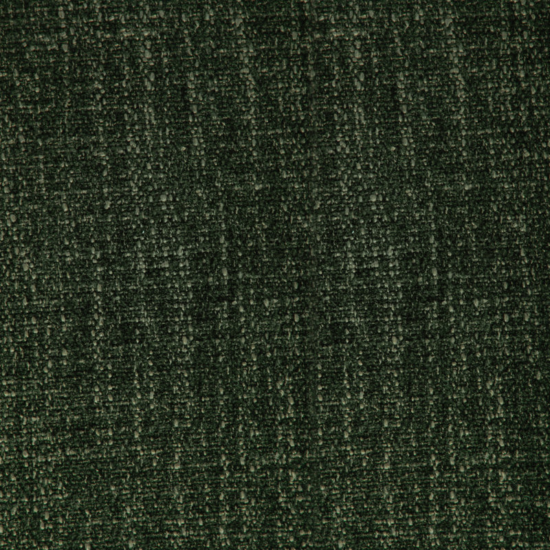 Maeesha Upholstered Round Ottoman, Green Woven