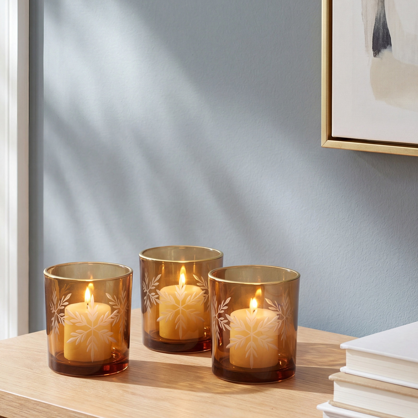 3.25'' H Glass Tabletop Votive Holder