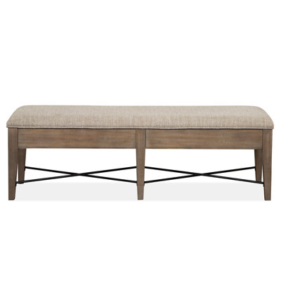 Arli Fabric Upholstered Storage Bench
