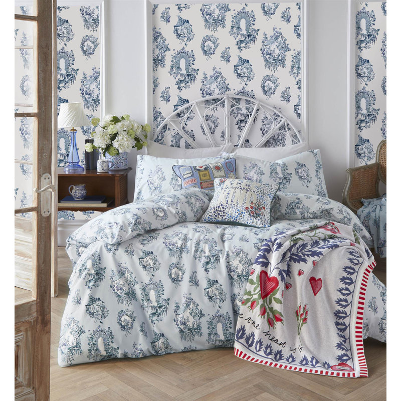 32 Years Toile Blue/White, Super King