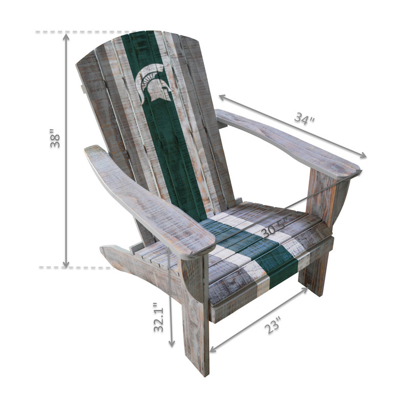 Chaise adirondack en bois ncaa, Université de l'état du Michigan