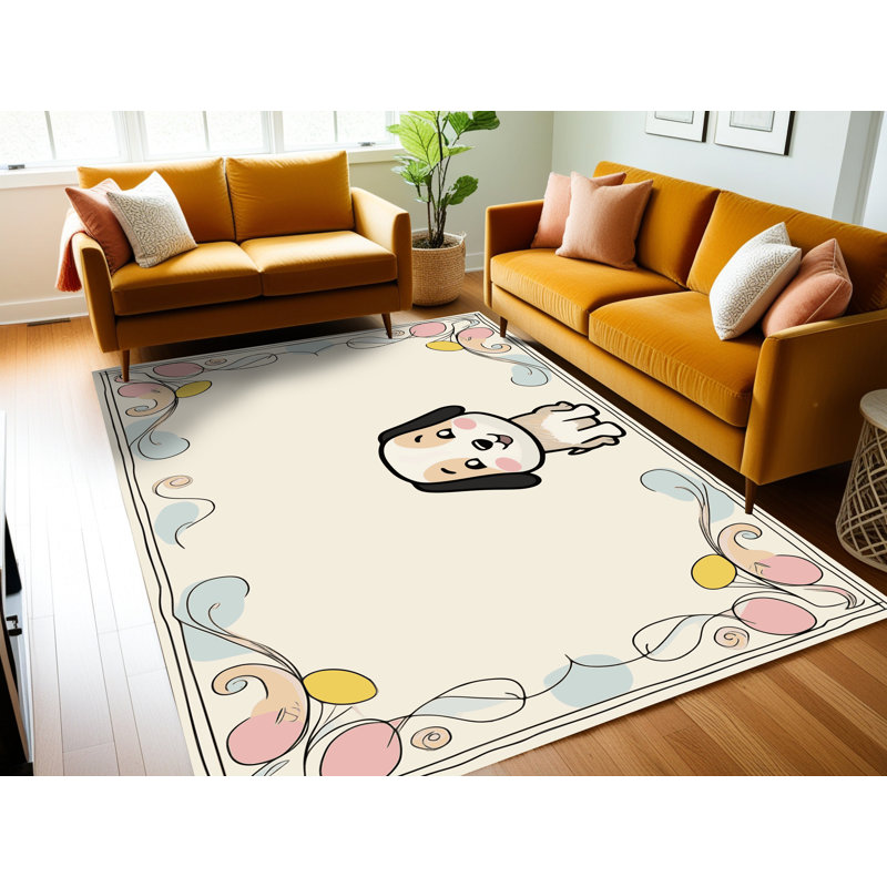 Tapis pour enfants East Urban Home, Rectangulaire 2 pi x 3 pi