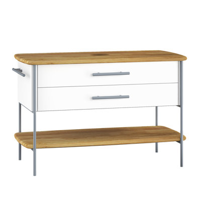 Gehlert 113cm W Freestanding Single Bathroom Vanity Base Only