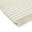 Rectangle Geometric Flatweave Wool/Cotton Area Rug in Ivory/Gray-1428014347