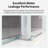56-60*76 INCH Double Sliding Frameless Soft-Close Shower Door With Premium (8Mm)Thick Tampered Glass And Easy-Cleaning Coating-123117958