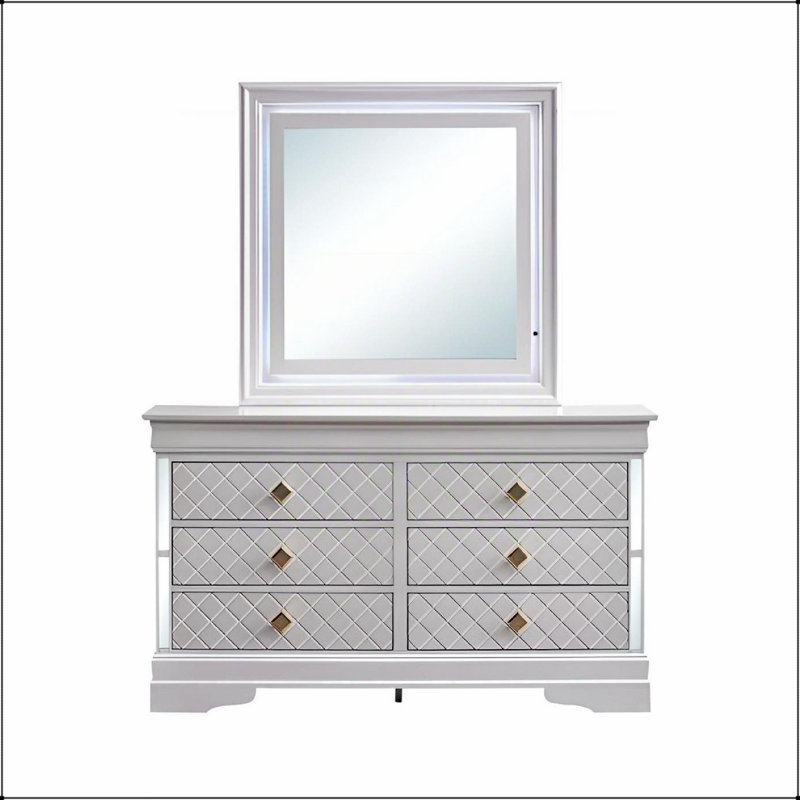 Commode Verona Pearl White