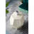 18x18x21" Hexagonal Capes  Stool, Cream/Yellow