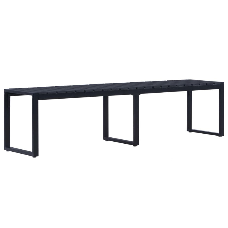 Luchina Iron Outdoor Bench, 45cm H x 180cm W x 40cm D
