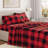 100% Turkish Cotton Flannel Solid & Plaid Sheet Sets-1470648563-1470648453