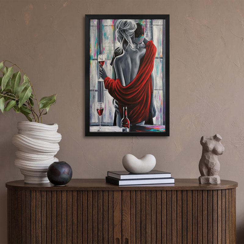 «Red Red Wine», affiche encadrée par Natmir Lura
