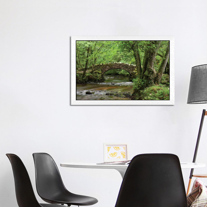 Adam Burton - Print on Canvas, 66.04 cm H x 45.72 cm W, White Floater Framed