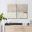 Minimal Landscape Beige Tan Abstract Grunge Modern Art Minimalist Neutral Decor Frame 2 Pieces Picture - Canvas Print-92285393-92285394