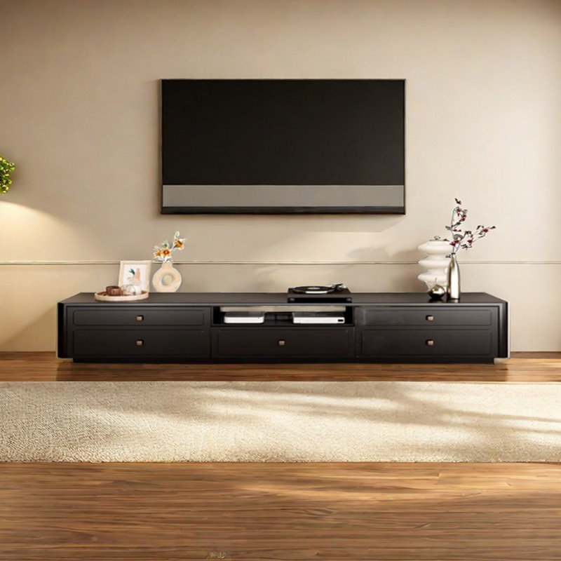 Modern Minimalist TV Stand, 86.61"