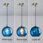 Luminaire suspendu en forme de globe à 3 lumières Charolyn Luminaire suspendu en verre pour îlot de cuisine-42081007-42080994