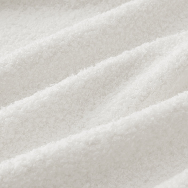 Canapé modulaire en tissu 106 po Teddy , Blanc, Orienté à gauche (vu de face)