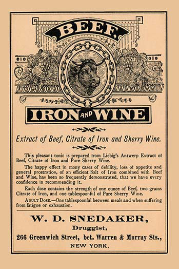 «Beef Iron and Wine», art textuel